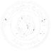A circular white stamp-style badge with the words 'Trichologist & Stylist Approved' around a side-profile illustration of long hair, shown on a gray checkerboard transparency background.