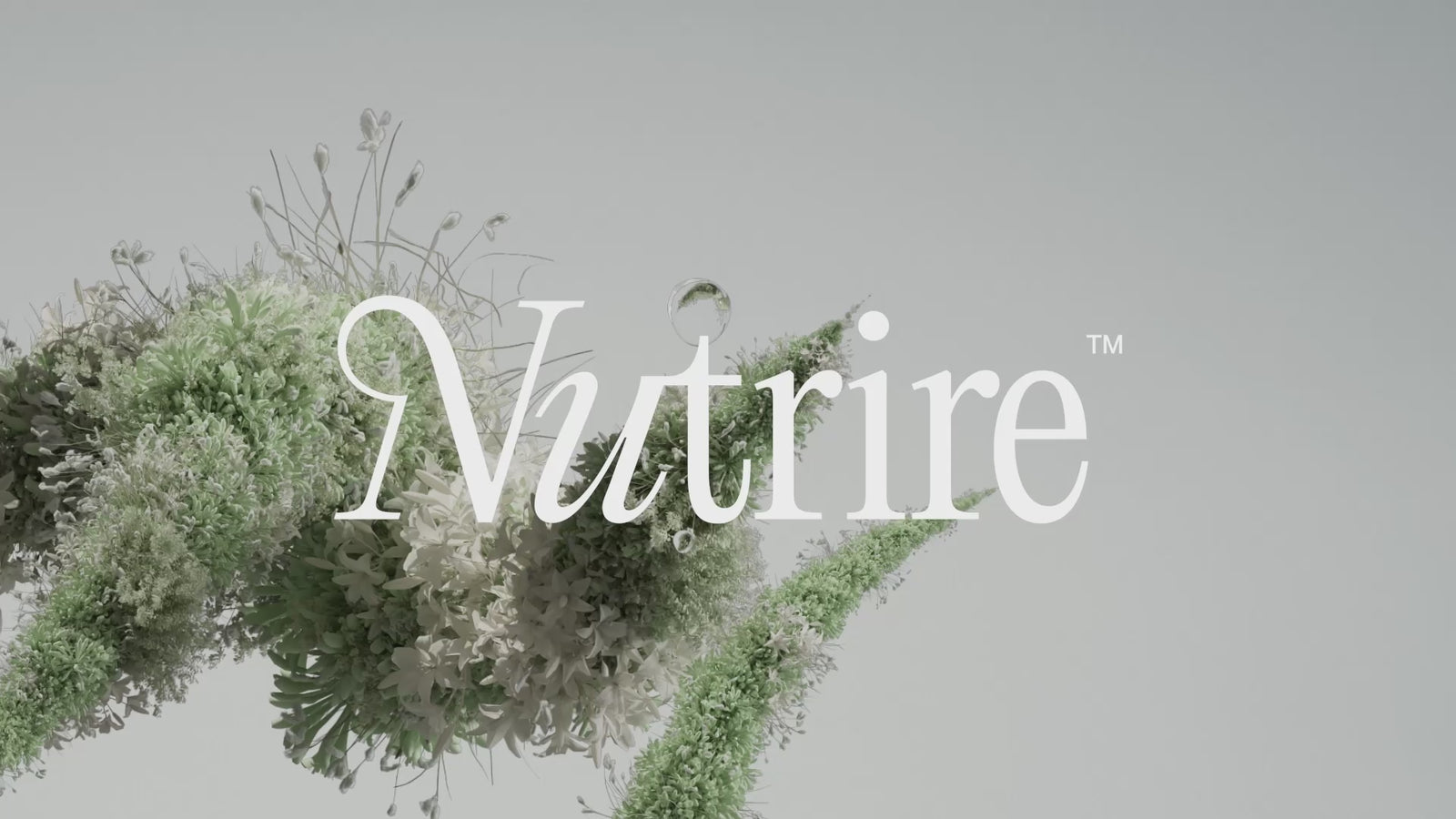 Nutrire video showing model posing with hair and scalp focus